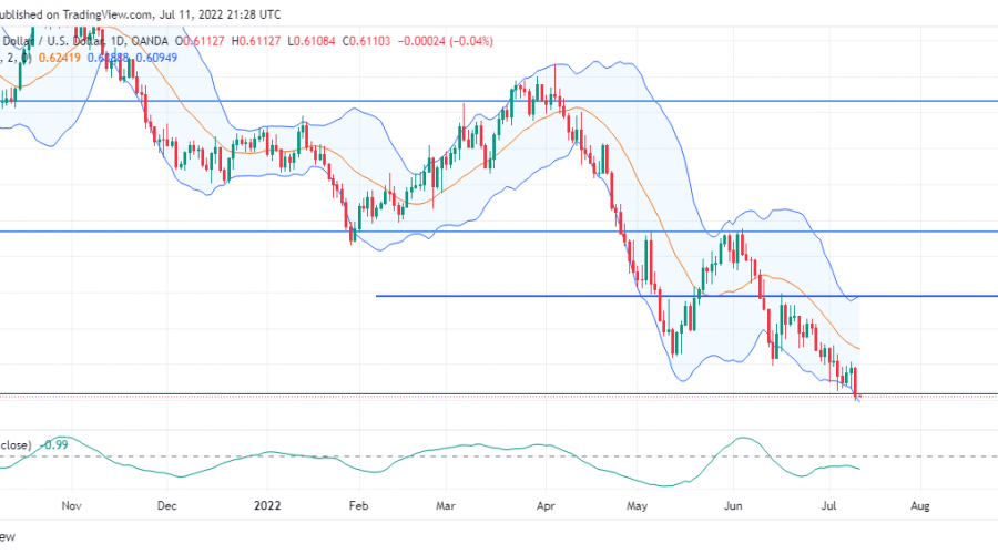 NZDUSD price strength dips lower