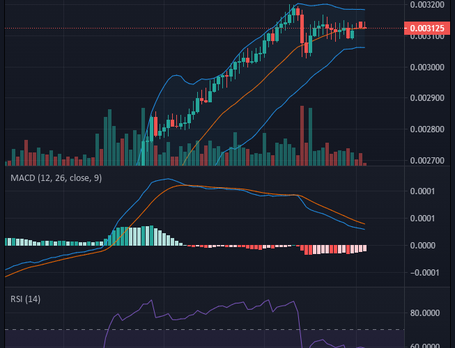 Since today’s session started, the Tamadoge market has made some impressive advancements to the upside. Through the small timeframe, we can see how the sellers are mounting pressur