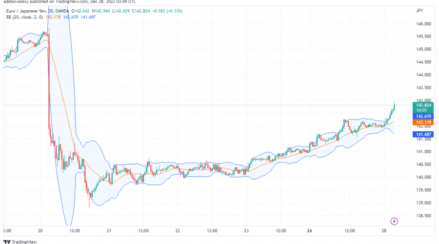 Price Action in the EUR/JPY Rallies Towards the 143.17 Mark