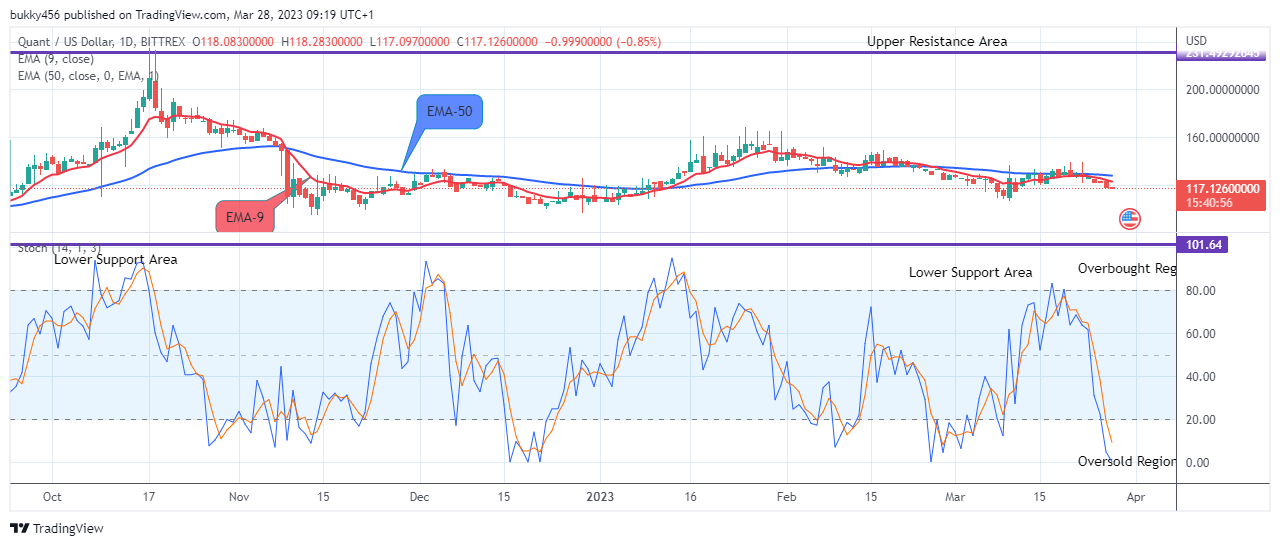 Quant (QNTUSD) Price Will Rise from Support; Invest!