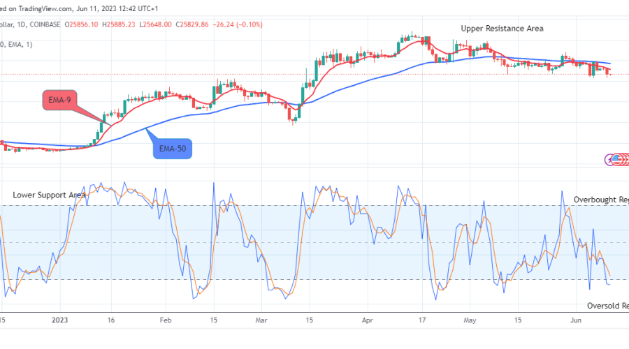 Bitcoin (BTCUSD) Price Will Breakout from Support Soon