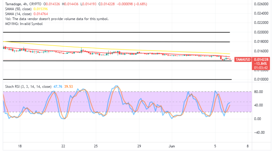 Tamadoge (TAMA/USD) Price Envisages to Swing High Soon
