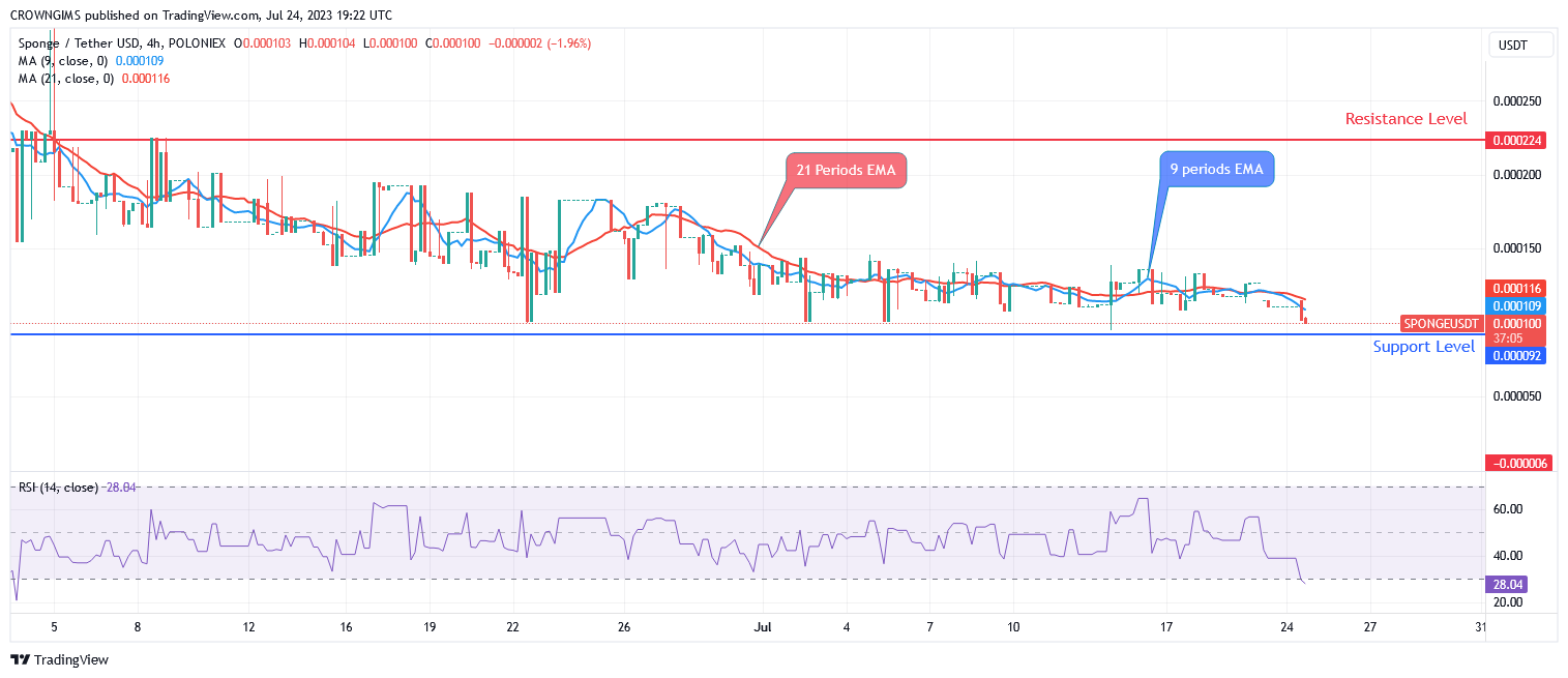 Sponge (SPONGEUSDT) Price: Current Strong Resistance Levels Will Soon ...