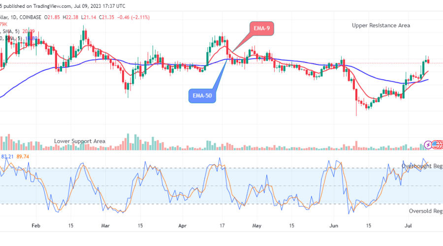 Solana (SOLUSD) Price Holds above the $19.59 Supply Mark