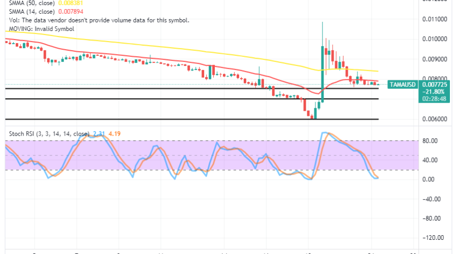 Tamadoge (TAMA/USD) Price Steps Down, Recouping Hiking
