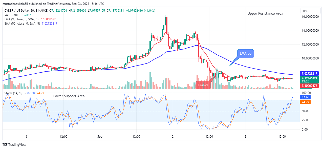 CyberConnect (CYBERUSD) Price Retracement May Reach the $16.2307 High Level