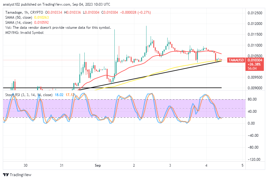 Tamadoge (TAMA/USD) Trade Is Hiking, Finding a Base