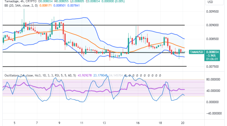 Tamadoge (TAMA/USD) Trade Sits at $0.008, Keeping Rises Stimulus