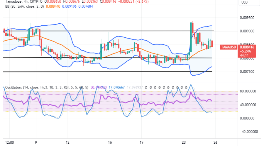TAMA/USD, Tamadoge, TAMA, Technical Analysis