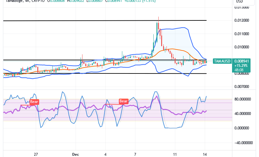 Tamadoge (TAMA/USD) Price Holds Lows, Composing Hikes
