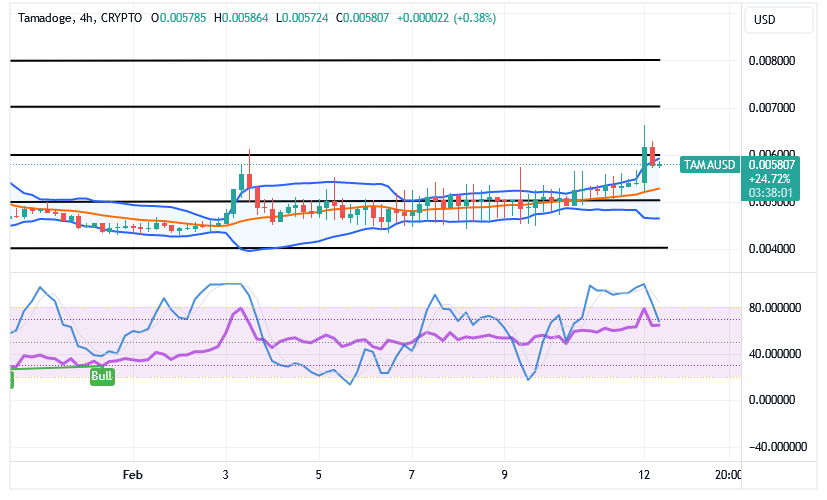 Tamadoge (TAMA/USD) Trade Surges, Aiming to Stay Afloat