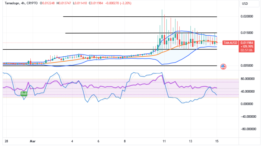 Tamadoge (TAMA/USD) Price Is in Sideways, Building Swing Highs