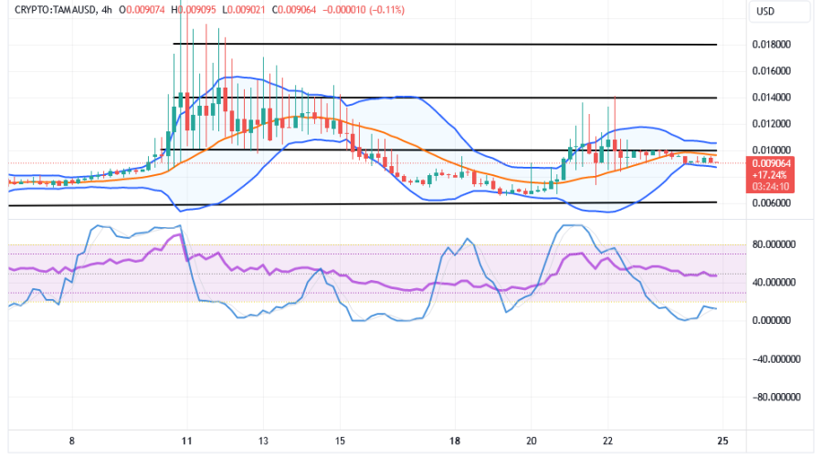 Tamadoge (TAMA/USD) Trade Is Forming a Base, Holding Bounces