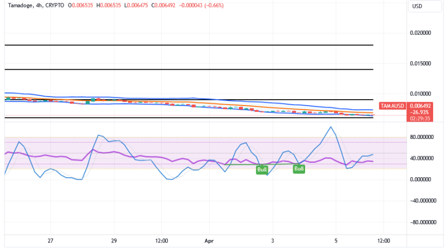 Tamadoge (TAMA/USD) Price Decompresses, Finding Spikes