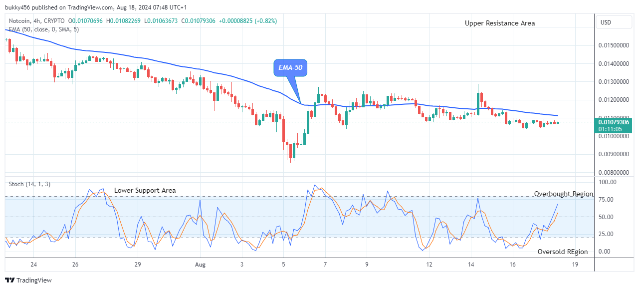 Notcoin (NOTUSD) Price Might Increase Further