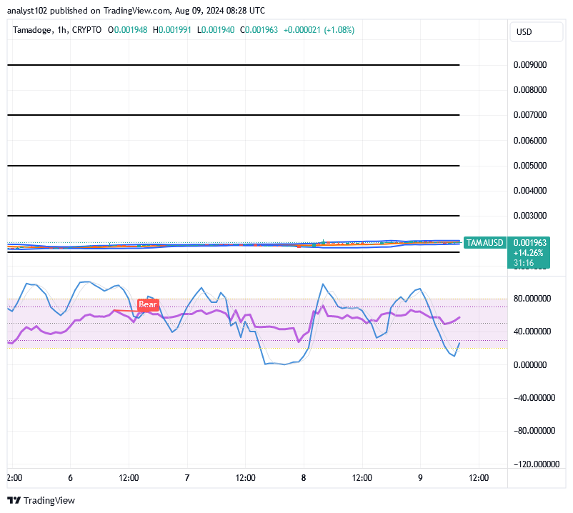 Tamadoge (TAMA/USD) Market Trades Lowly, Holds Spikes