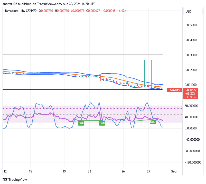 Tamadoge (TAMA/USD) Market Is Declining, Putting Up Spirals