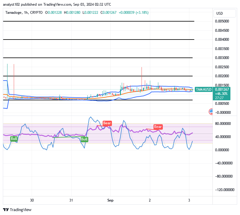 Tamadoge (TAMA/USD) Price Holds Bounces, Facing Resistances