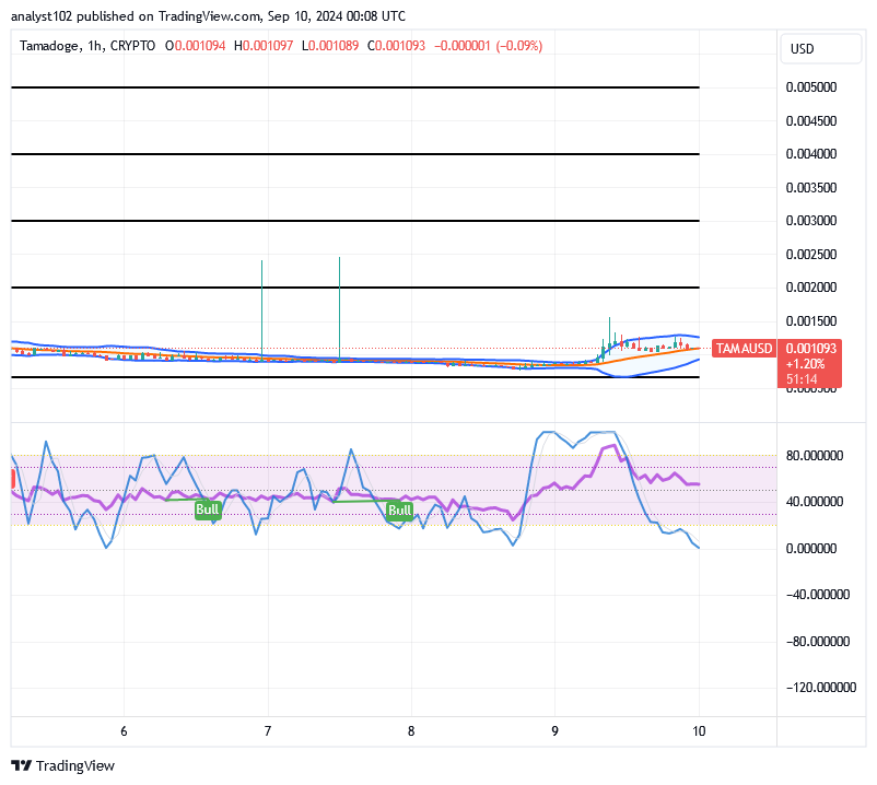 Tamadoge (TAMA/USD) Market Relaxes, Fine-tuning Bounces