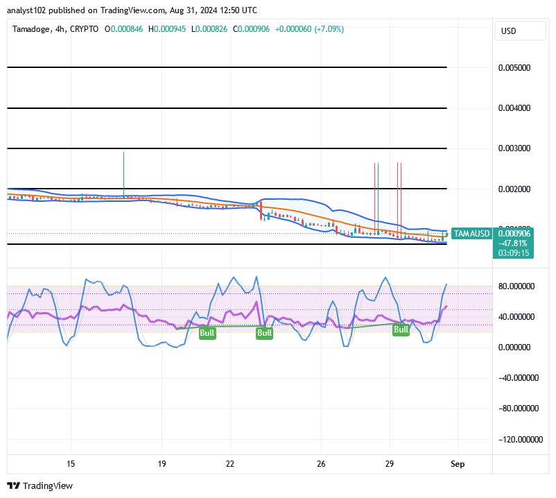 Tamadoge (TAMA/USD) Market Is Waxing High, Tending Hikes