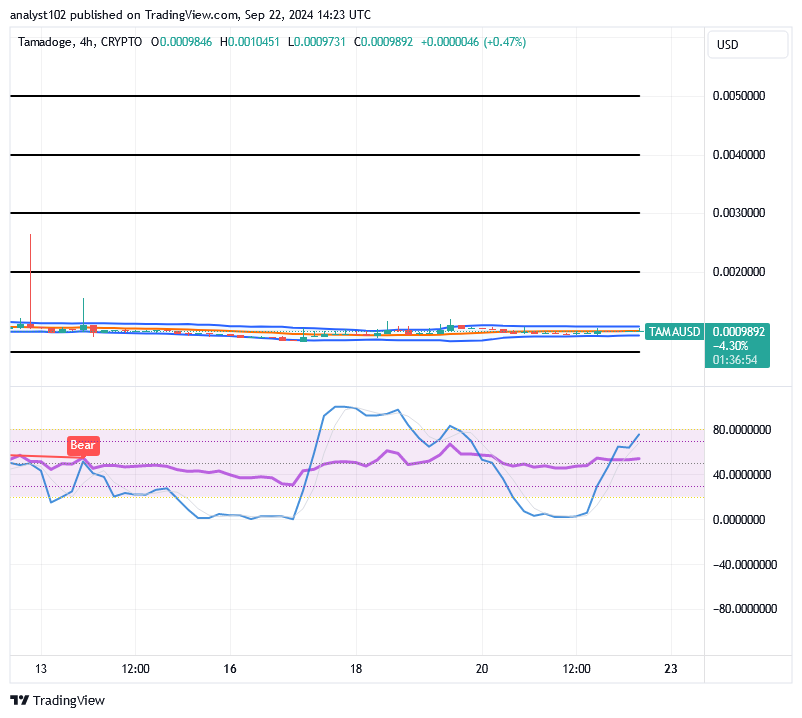 Tamadoge (TAMA/USD) Trade Is Flat, Rebuilding Bounces