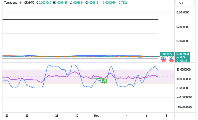 Tamadoge (TAMA/USD) Trade Sways About, Signaling Bounces