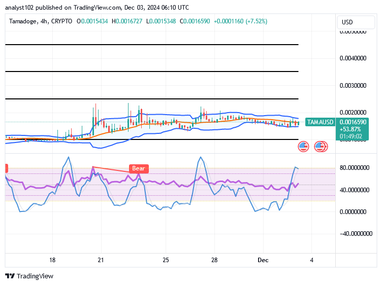 Tamadoge (TAMA/USD) Market Pushes Unsteadily, Holding Rises