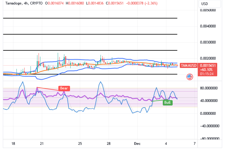Tamadoge (TAMA/USD) Market Is Feeble, Waxing Momentum