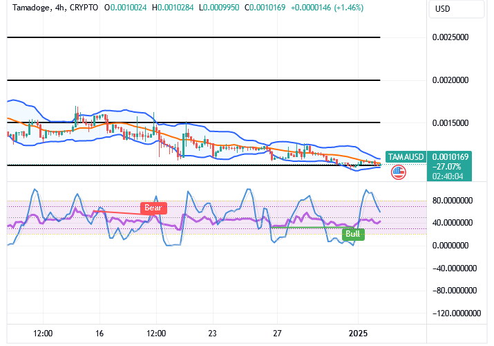 Tamadoge (TAMA/USD) Market Hits Basis, Muscling Energy